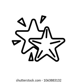 Vector star favorite or best choice icon