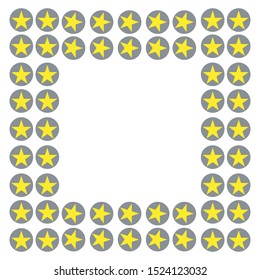 Vector Star Frame Illustration Design