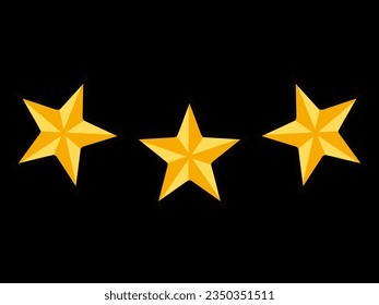 diseño de ilustración de oro de estrella vector