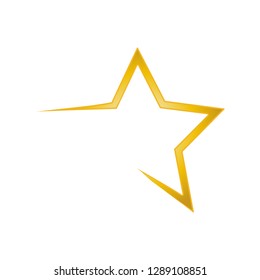 Vector star graphics icon