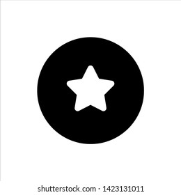 Vector star icon. black favorite symbol with trendy flat style icon for web site design, logo, app, UI isolated on white background