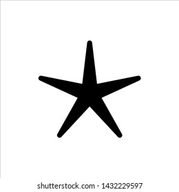Vector star icon. black rating or favorite symbol with trendy flat style icon for web site design, logo, app, UI isolated on white background
