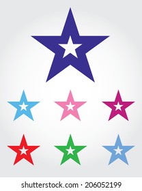 Vector Star Icon Set 