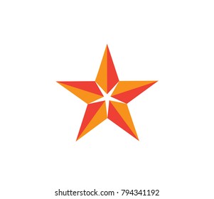 Vector star icon. yellow star icon. trendy star illustration