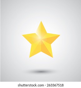 vector star label