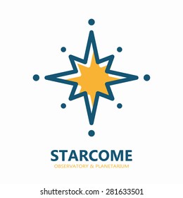 Vector star logo 