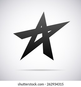 Vector star logo template 