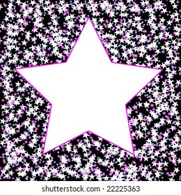 Vector Star On Stars