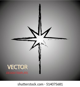 Vector Star . Retro Star . Star Background . Black Star . Star Sign . Star Symbol . Star Logo . Star Icon .