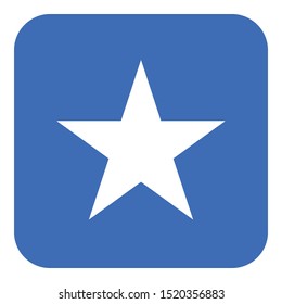 Vector Star Shaped Graphic Icon