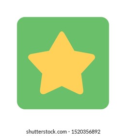 Vector Star Shaped Graphic Icon