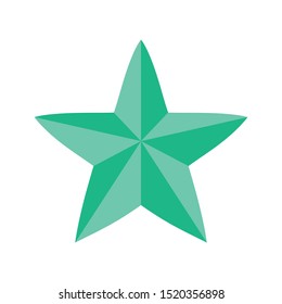 Vector Star Shaped Graphic Icon