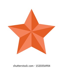 Vector Star Shaped Graphic Icon