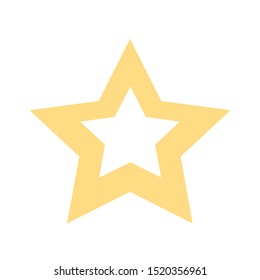 Vector Star Shaped Graphic Icon