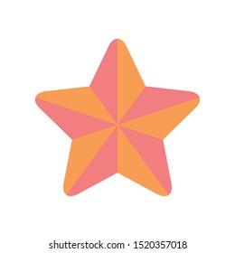 Vector Star Shaped Graphic Icon
