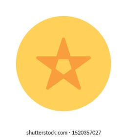 Vector Star Shaped Graphic Icon