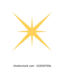 Vector Star Shaped Graphic Icon