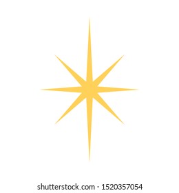 Vector Star Shaped Graphic Icon
