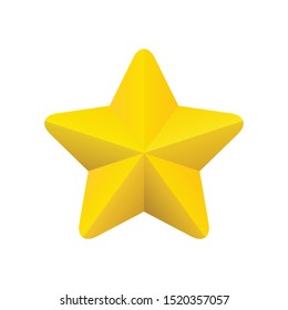 Vector Star Shaped Graphic Icon