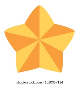Vector Star Shaped Graphic Icon