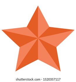 Vector Star Shaped Graphic Icon