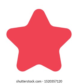 Vector Star Shaped Graphic Icon