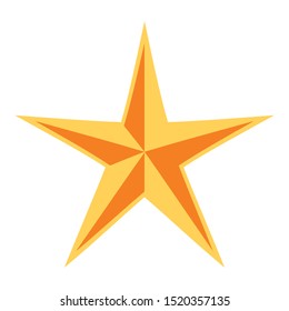 Vector Star Shaped Graphic Icon