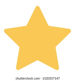 Vector Star Shaped Graphic Icon