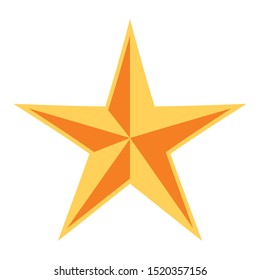 Vector Star Shaped Graphic Icon