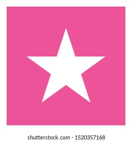 Vector Star Shaped Graphic Icon