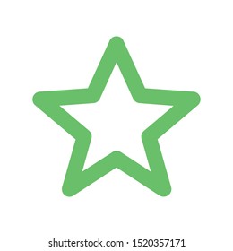 Vector Star Shaped Graphic Icon