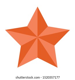 Vector Star Shaped Graphic Icon
