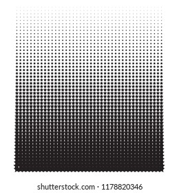 Vector star shaped Halftones