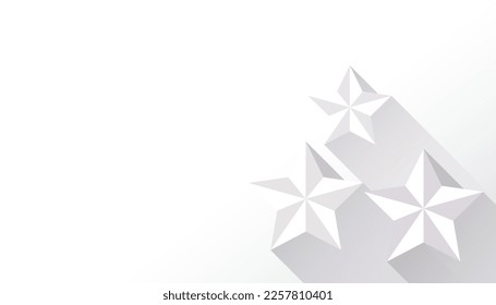 Vector of star shaped white abstract texture. Abstract background