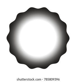 Vector starburst, sunburst badge. Simple flat style. Vintage labels. Round vignette, frame Design elements.  