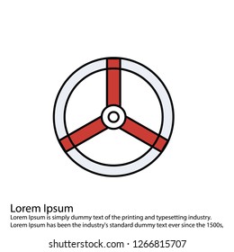 Vector staring icon
