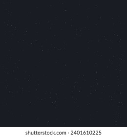 Vector starry night sky background illustration.