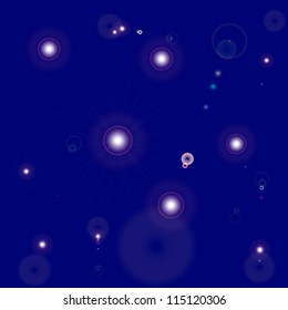 Vector starry sky background