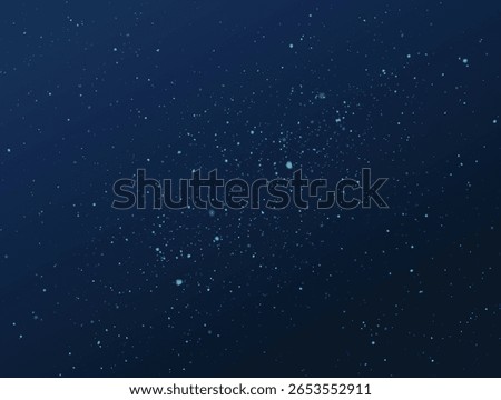 Vector starry sky blue stars milky way galaxy background design