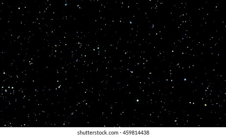 Vector stars Background with Milky Way