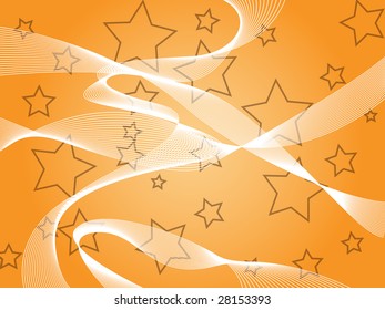 vector stars and lines background