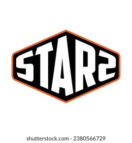 vector stars logo for t shirt design