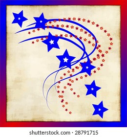 Vector Stars Old Fashioned Style