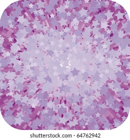 Vector Stars purple background