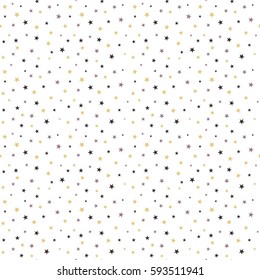 Vector stars  seamless pattern . Modern stylish texture. Abstract geometric background.