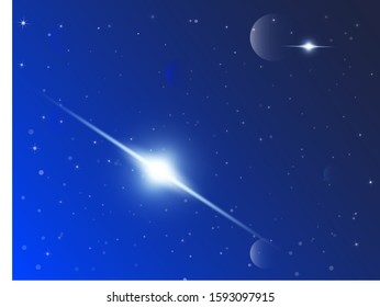 Vector stars and sky for various applications