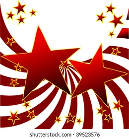 Vector Stars And Stripes