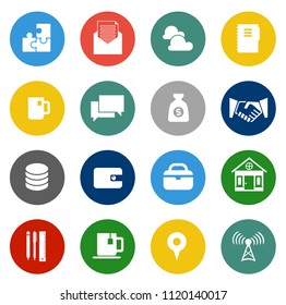 vector startup new business icons set. marketing, network, finance and office icons