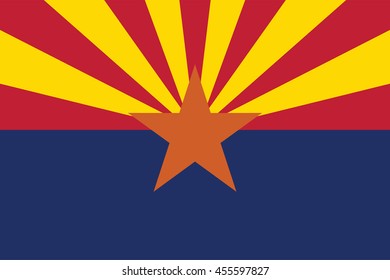 Vector State Of Arizona Flag