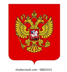emblema vectorial del estado de Rusia